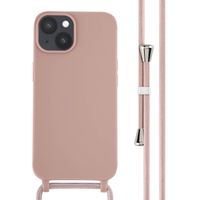 imoshion ﻿Coque en silicone avec cordon iPhone 14 - Sand Pink