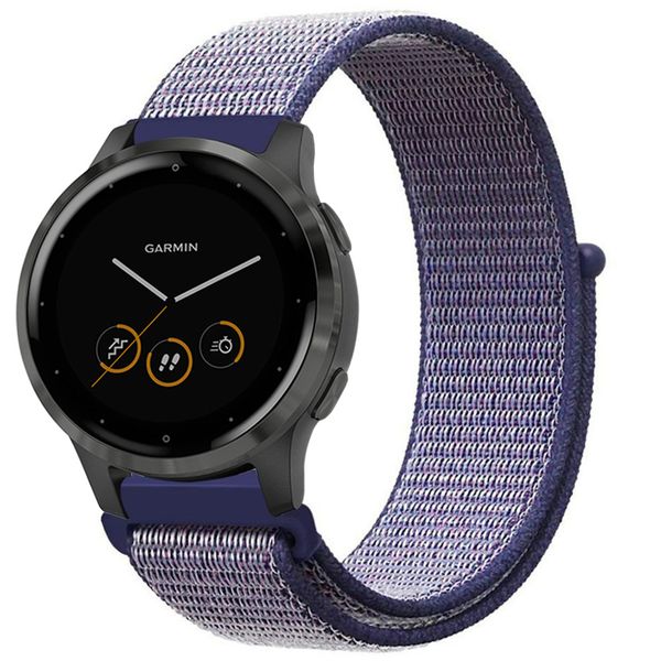 imoshion Bracelet en nylon Garmin Vivoactive 4L - Bleu