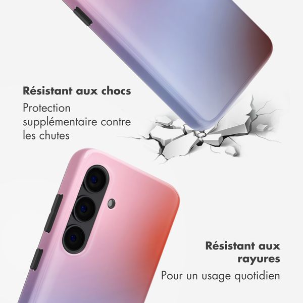 Selencia Coque arrière Vivid Samsung Galaxy S24 - Gradient Soft Blush