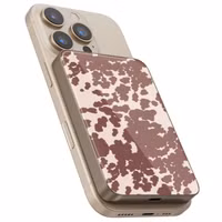 Selencia Powerbank Vivid 5 000 mAh - MagSafe et Qi2 - Desert Gold / Country Moo'd