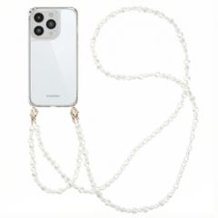 imoshion Coque avec dragonne + bracelet Apple iPhone 14 Pro Max - Perles Cœurs