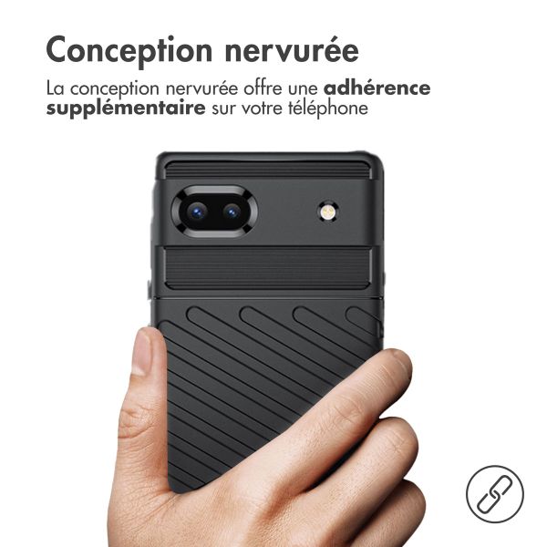 imoshion Coque arrière Thunder Google Pixel 6a - Noir