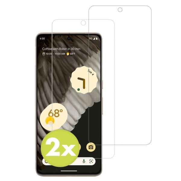 Accezz Protection d'écran en verre trempé 2-pack Google Pixel 8 Pro