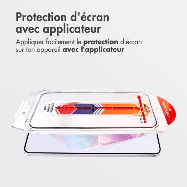 Accezz Protecteur d’écran en verre trempé + Applicateur Samsung Galaxy A35