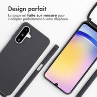 imoshion Coque en silicone avec cordon Samsung Galaxy A26 - Noir