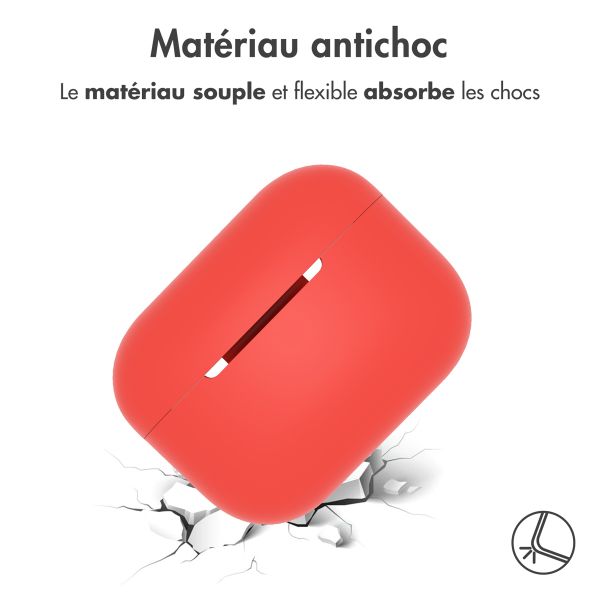 imoshion Coque en silicone AirPods Pro 2 - Rouge