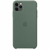 Apple Coque en silicone Apple iPhone 11 Pro - Pine Green