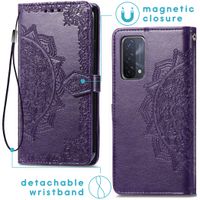 imoshion Etui de télephone Mandala Oppo A74 (5G) / A54 (5G) - Violet