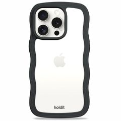 Holdit Coque Wavy Apple iPhone 15 Pro - Black / Transparent