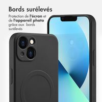 imoshion Coque Couleur avec MagSafe Apple iPhone 13 - Noir