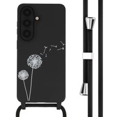imoshion Coque design en silicone avec cordon Samsung Galaxy S26 - Dandelion Black