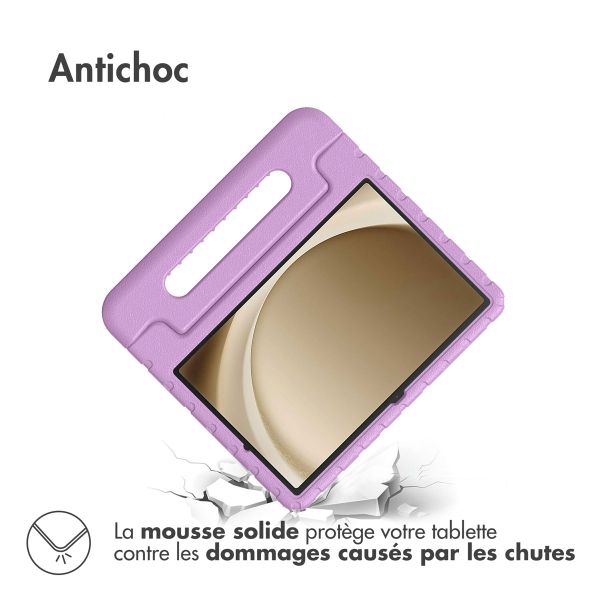 imoshion Coque kidsproof avec poignée Samsung Galaxy Tab A9 Plus - Lilas