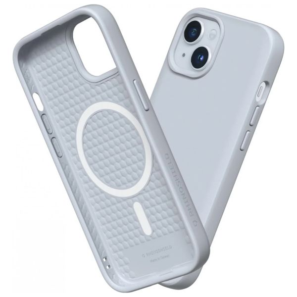 RhinoShield ﻿Coque SolidSuit MagSafe Apple iPhone 15 - Classic Ash Grey
