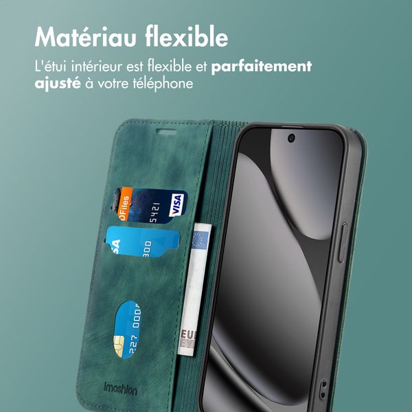 imoshion Étui de téléphone portefeuille Slim Google Pixel 10 Pro XL - Vert