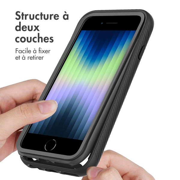 imoshion Coque 360° Full Protective iPhone SE (2022 / 2020) / 8 / 7 / 6(s) - Noir