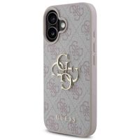 Guess Coque 4G Metal Logo Backcover Apple iPhone 16 - Rose