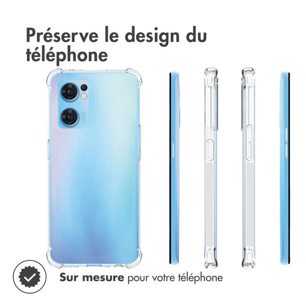 imoshion Shockproof Case Oppo Find X5 Lite 5G - Transparent