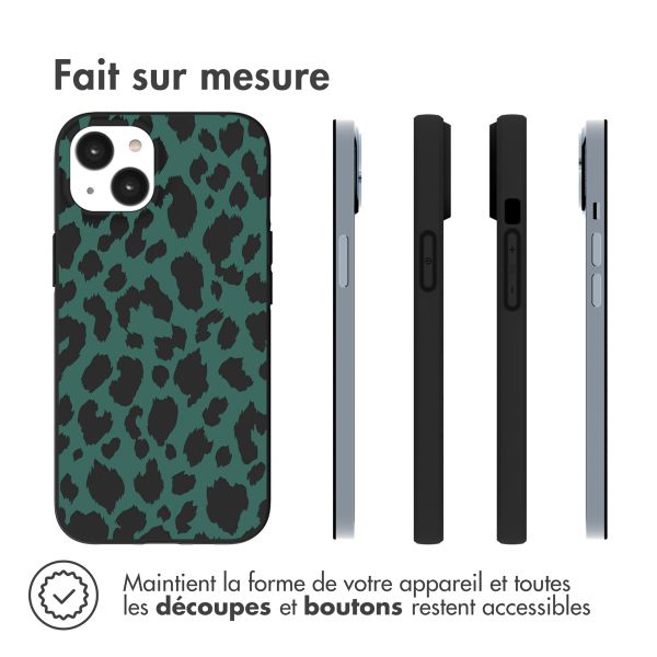 imoshion Coque Design iPhone 14 - Green Leopard