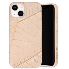 Selencia Aurora Coque Fashion iPhone 14 - ﻿Coque durable - 100 % recyclée - Earth Leaf Beige