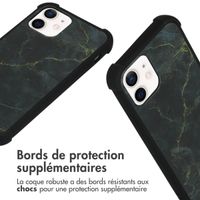 imoshion Coque Design avec cordon pour iPhone 12 (Pro) - Black Marble