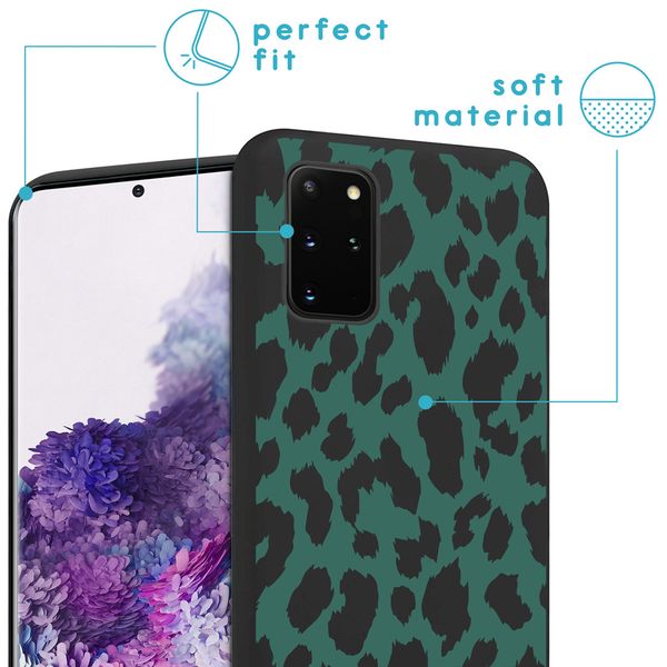 imoshion Coque Design Galaxy S20 Plus - Léopard - Vert / Noir