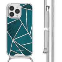 imoshion Coque Design avec cordon iPhone 13 Pro - Petrol Green Graphic