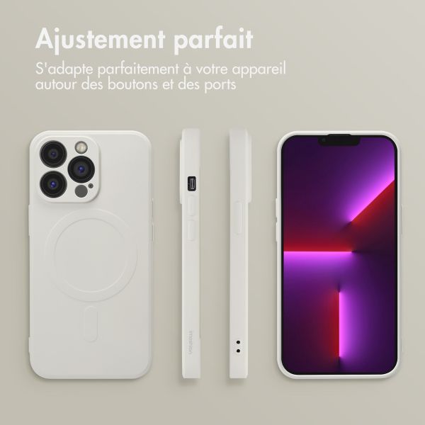 imoshion Coque Couleur avec MagSafe Apple iPhone 13 Pro - Beige