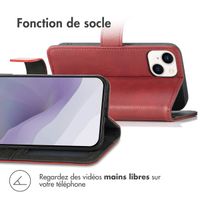 imoshion Étui de télephone portefeuille Apple iPhone 14 / 13 - Rouge