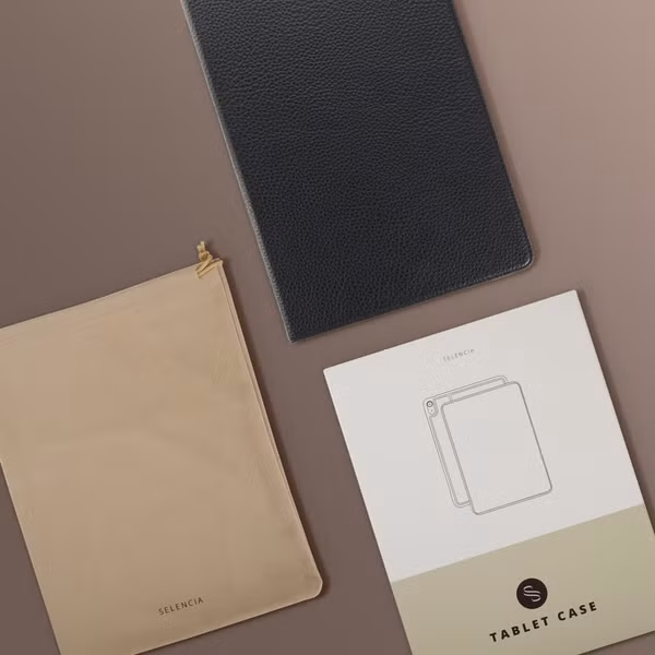 Selencia Coque tablette Riva Samsung Galaxy Tab A11 Plus - Noir