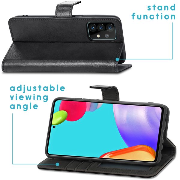 imoshion Étui de télephone portefeuille Samsung Galaxy A72 - Noir