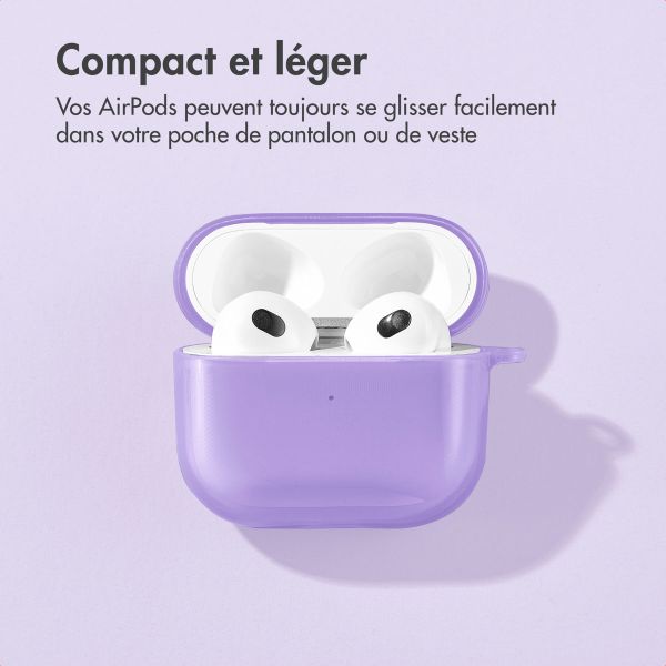 imoshion Coque Néon Apple AirPods 3 - Pourpre