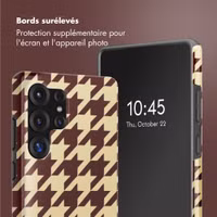 Selencia Coque arrière Vivid Samsung Galaxy S25 Ultra - Pied-de-Poule