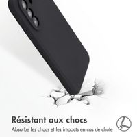 Accezz Coque Liquid Silicone Samsung Galaxy A57 (5G) - Noir