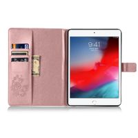 Coque Fleurs de Trèfle iPad 6 (2018) 9.7 pouces / iPad 5 (2017) 9.7 pouces - Rose champagne