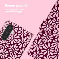 imoshion Étui de télephone portefeuille Design Samsung Galaxy A26 - Bloom Love Blush