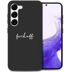 imoshion Coque Design Samsung Galaxy S23 - Fuck Off - Noir