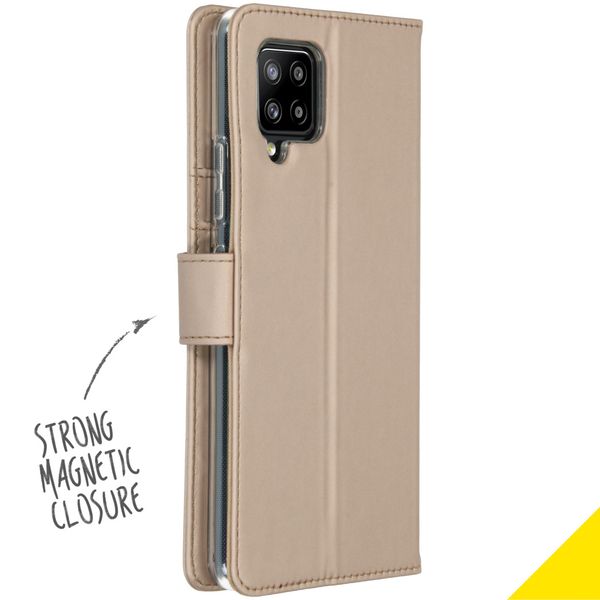 Accezz Étui de télephone Wallet Samsung Galaxy A42 - Doré