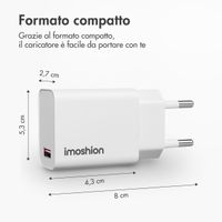 imoshion Adaptateur secteur 18 watts | USB-A - Blanc