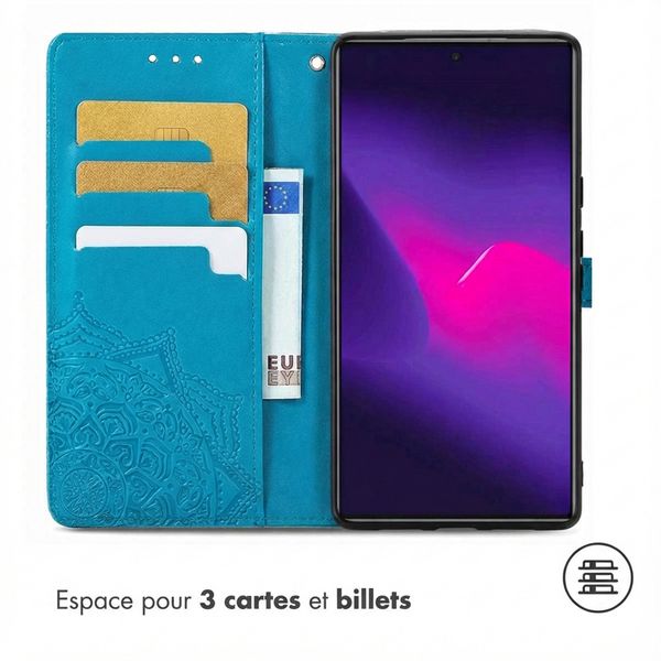 imoshion Etui de télephone Mandala Samsung Galaxy S24 Ultra - Turquoise