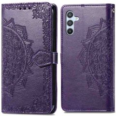 imoshion Etui de téléphone portefeuille Mandala Samsung Galaxy A54 (5G) - Violet