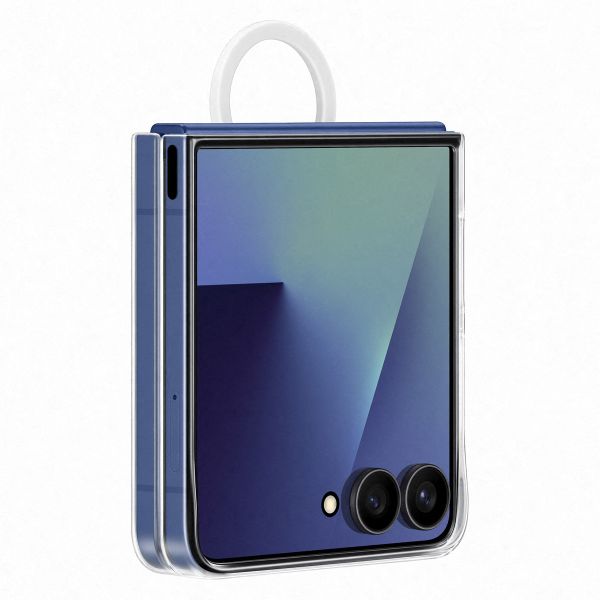 Samsung Coque originale Clear Bague Samsung Galaxy Z Flip 7 - Transparent