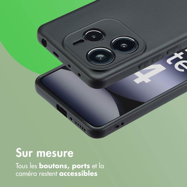 imoshion Coque Couleur Xiaomi Redmi Note 14 (5G) - Noir
