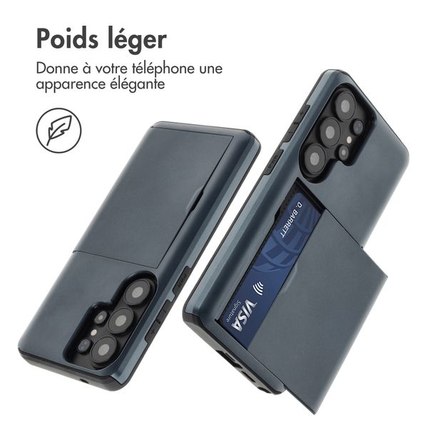 imoshion Coque arrière avec porte-cartes Samsung Galaxy S26 Ultra - Bleu foncé
