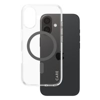 CARE by PanzerGlass Coque Urban Combat MagSafe iPhone 16 - Transparent / Noir