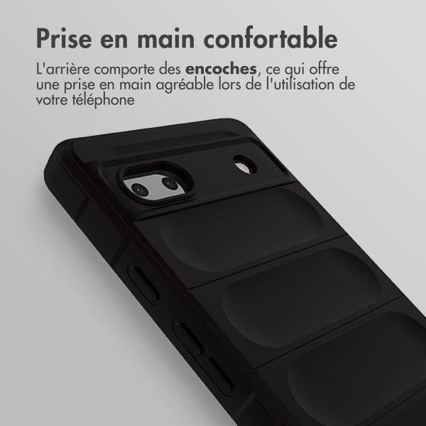 imoshion Coque arrière EasyGrip Google Pixel 6a - Noir