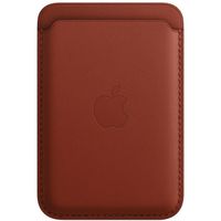 Apple Leather Wallet MagSafe (Apple Wallet 2nd generation) - Avec la fonctionnalité AirTag intégrée - Umber
