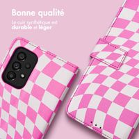 imoshion ﻿Étui de téléphone portefeuille Design Samsung Galaxy A53 - Retro Pink