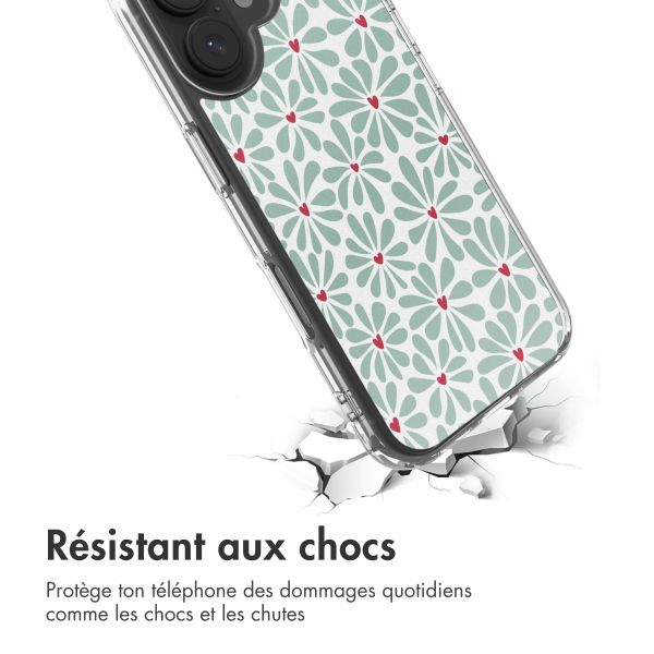 imoshion Coque Design Apple iPhone 17 - Bloom Love Sage Green