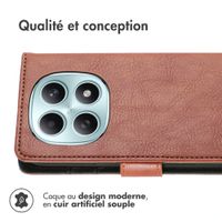 imoshion Étui de télephone portefeuille Xiaomi Redmi Note 15 (5G) - Marron