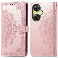 imoshion Etui de télephone Mandala OnePlus Nord CE 3 / CE 3 Lite - Rose Doré